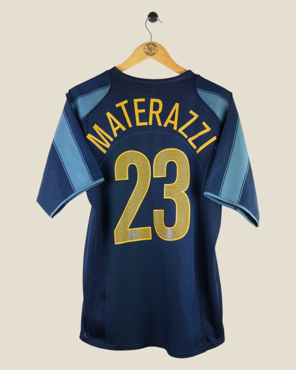 INTER MILAN 2004/05 MATERAZZI THIRD SHIRT (M) NIKE