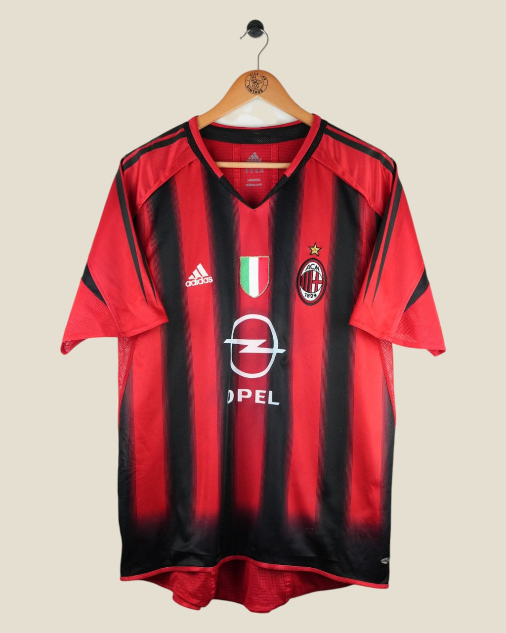 AC MILAN 2004/05 SHEVCHENKO HOME SHIRT PLAYER ISSUE (XL) ADIDAS
