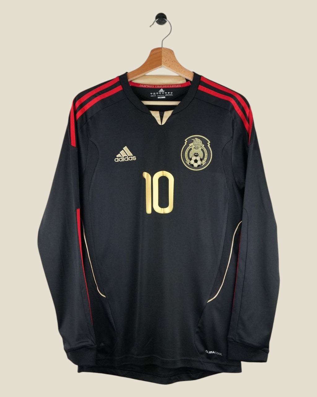 MEXICO 2011 DOS SANTOS AWAY SHIRT L/S (S) ADIDAS