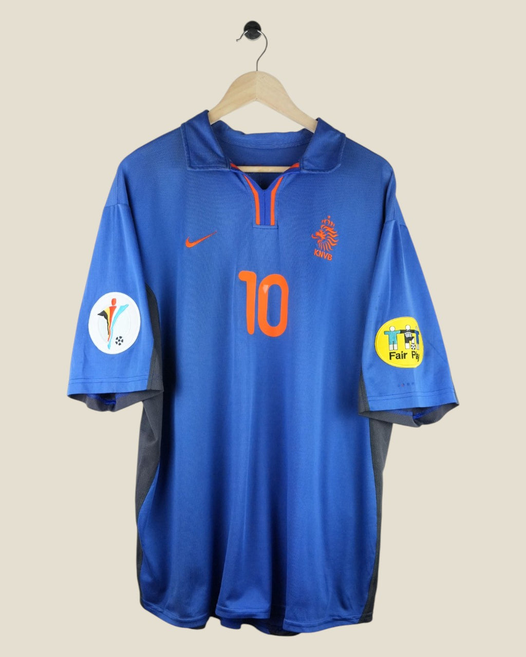 NETHERLANDS 2000 BERKAMP EURO AWAY SHIRT (XL) NIKE