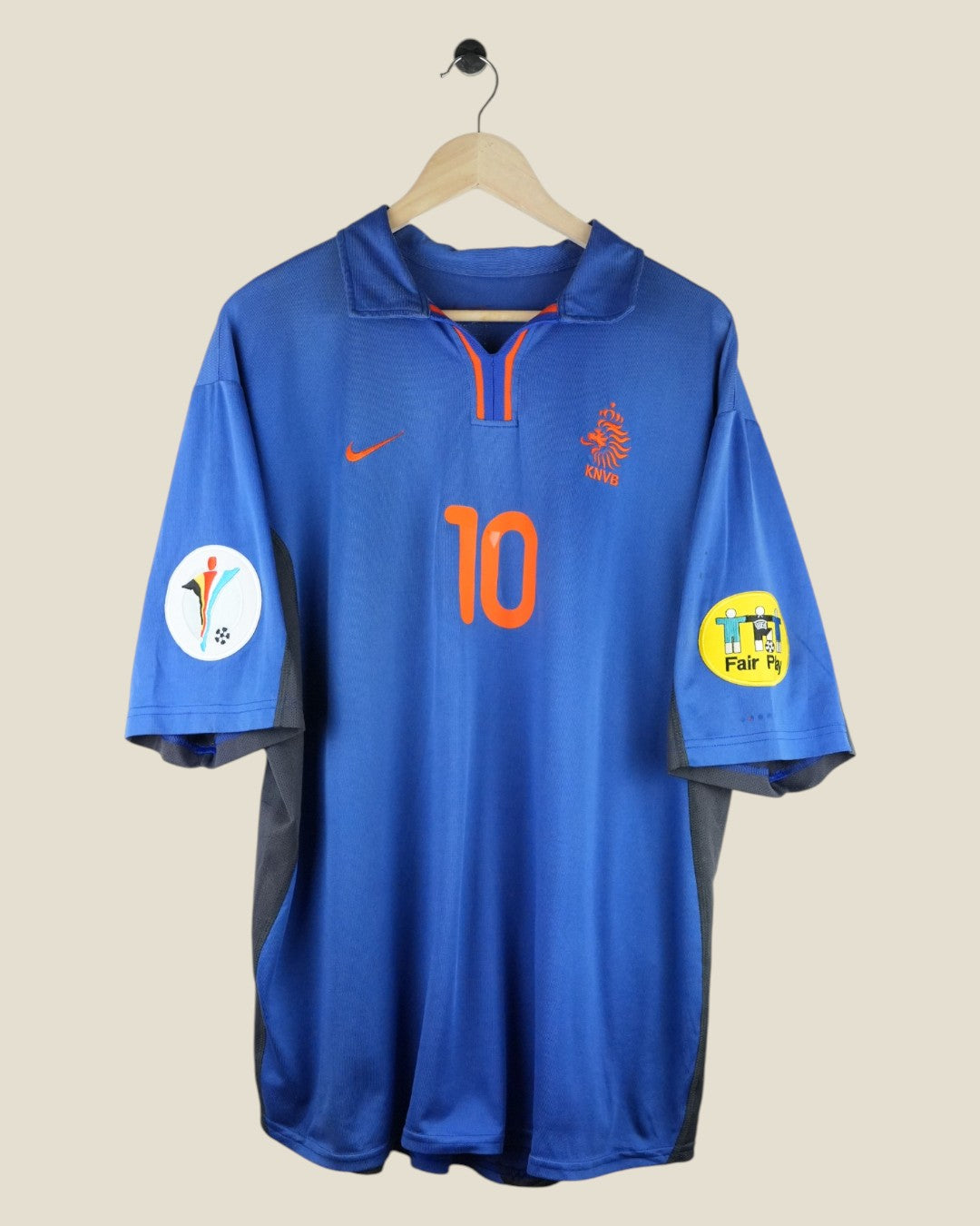 NETHERLANDS 2000 BERKAMP EURO AWAY SHIRT (XL) NIKE