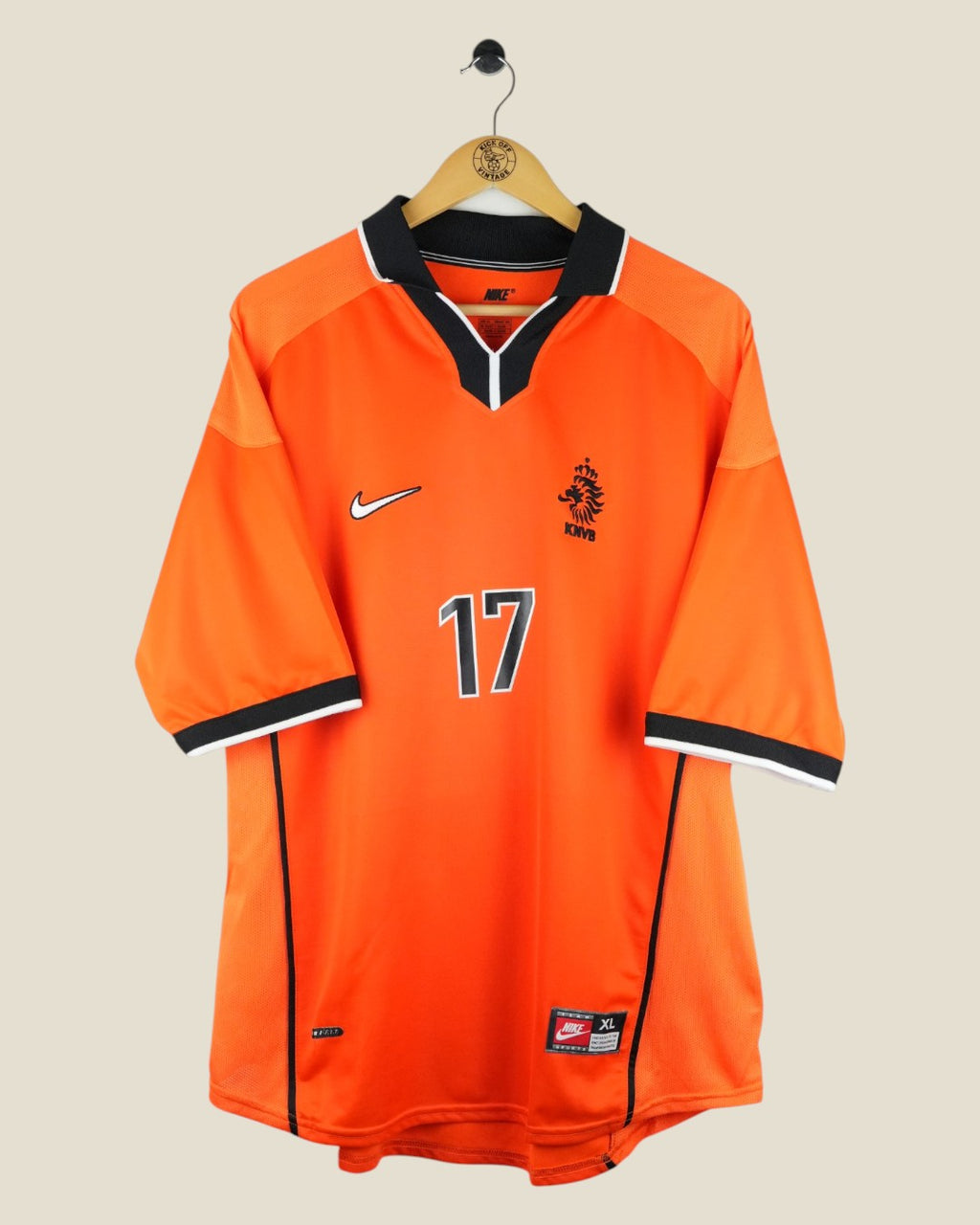 NETHERLANDS 1998 VAN HOOIJDONK HOME SHIRT (XL) NIKE