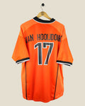 NETHERLANDS 1998 VAN HOOIJDONK HOME SHIRT (XL) NIKE