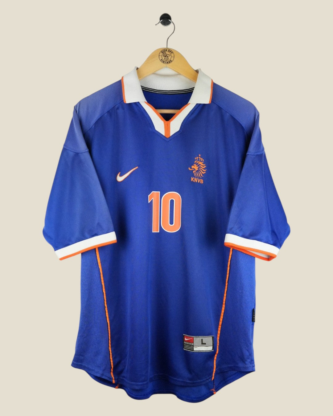 NETHERLANDS 1998 SEEDORF AWAY SHIRT (L) NIKE