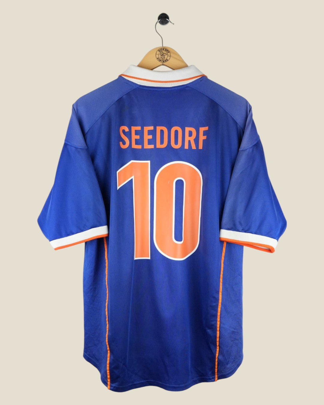 NETHERLANDS 1998 SEEDORF AWAY SHIRT (L) NIKE