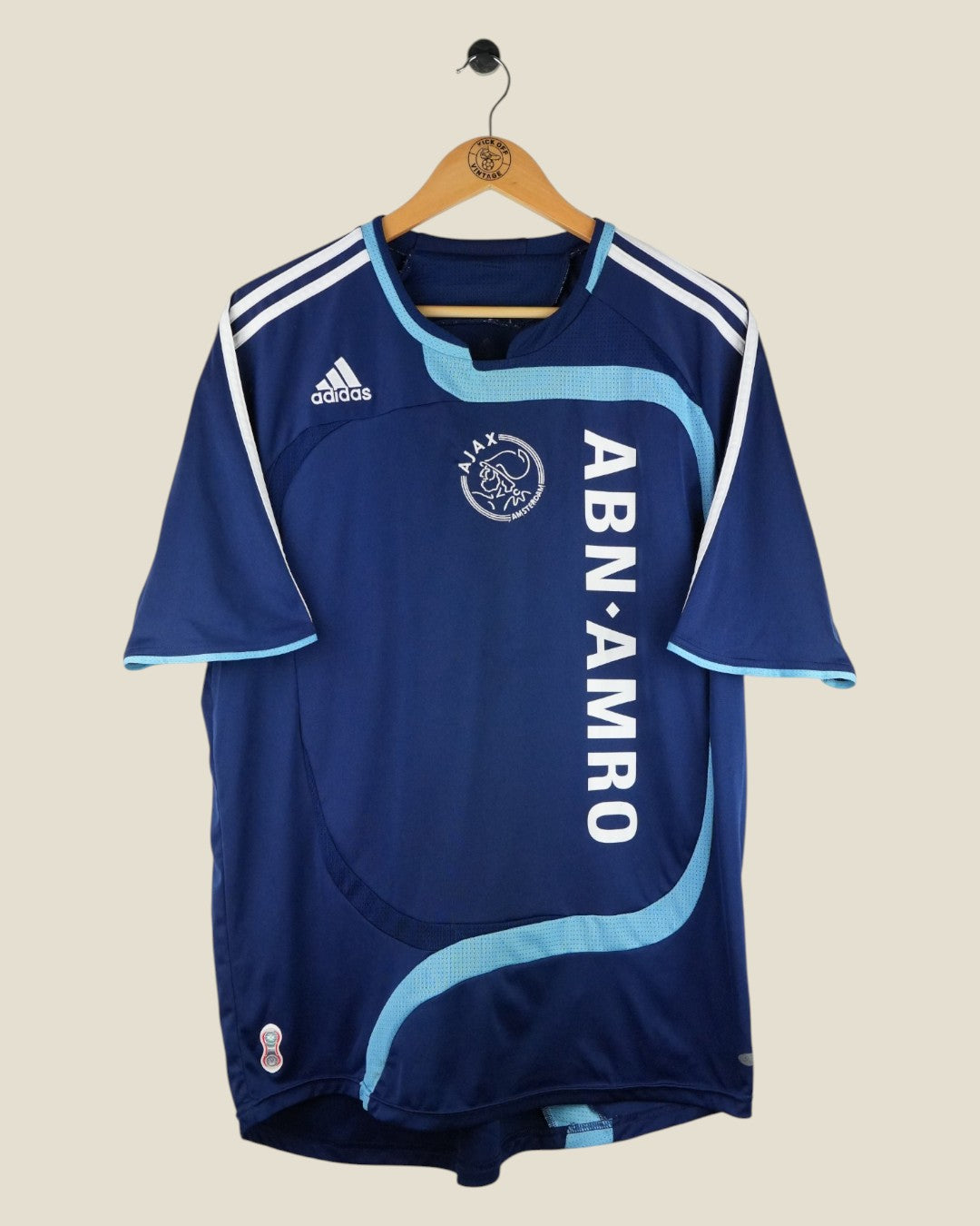 AJAX 2007/08 DAVIDS AWAY SHIRT (L) ADIDAS