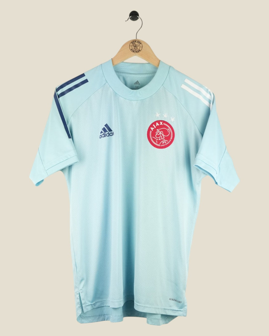AJAX 2020/21 TRAINING SHIRT (M) ADIDAS