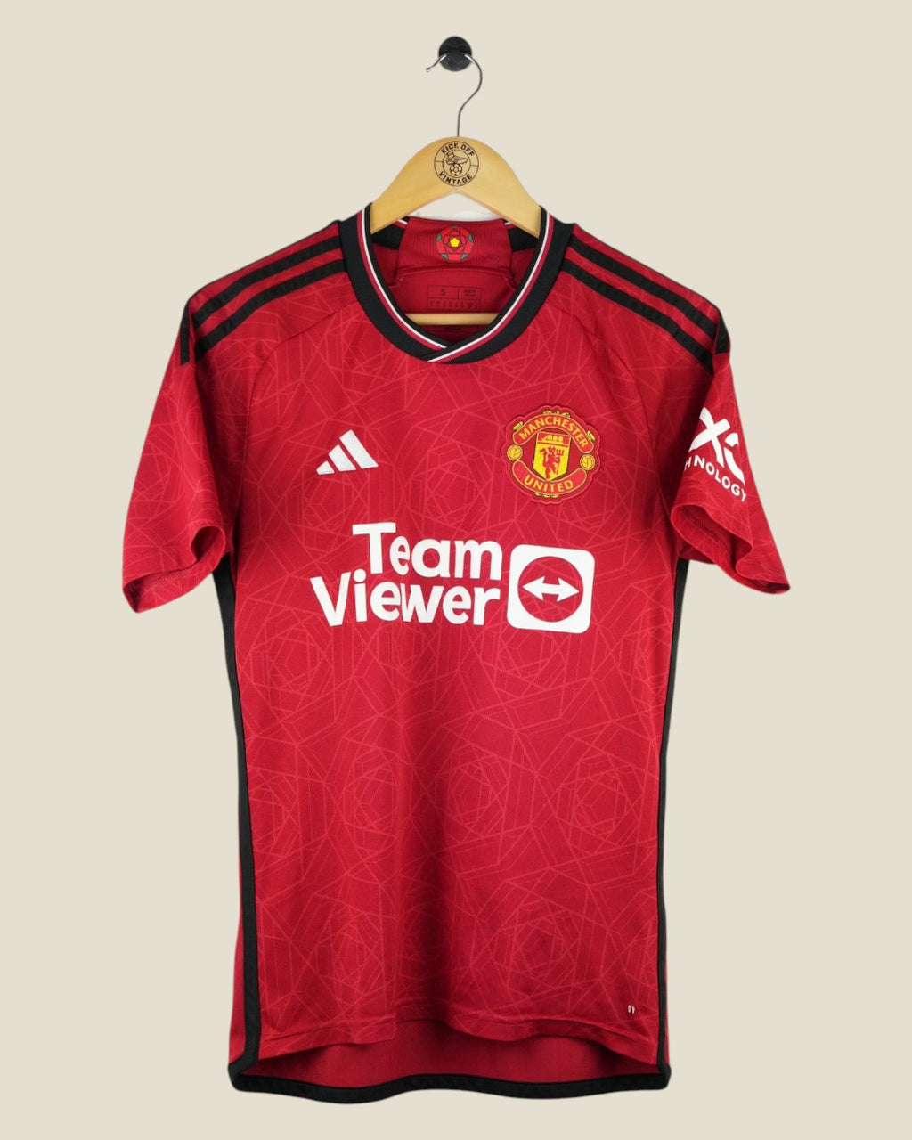 MANCHESTER UNITED 2023/24 HOME SHIRT (S) ADIDAS