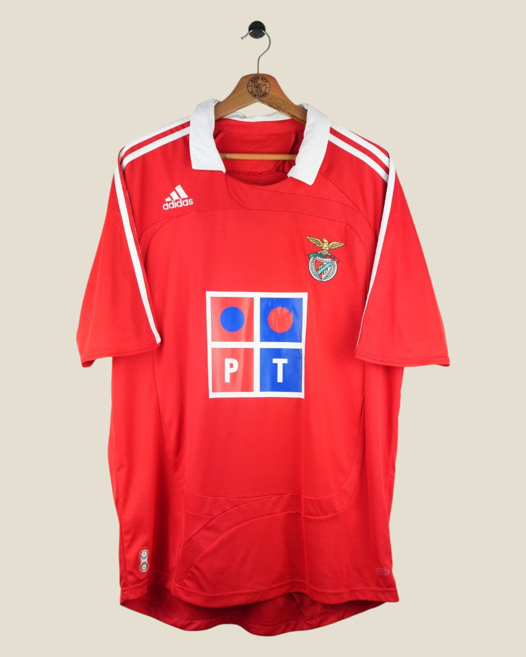 BENFICA 2007/08 RUI COSTA HOME SHIRT (L) ADIDAS