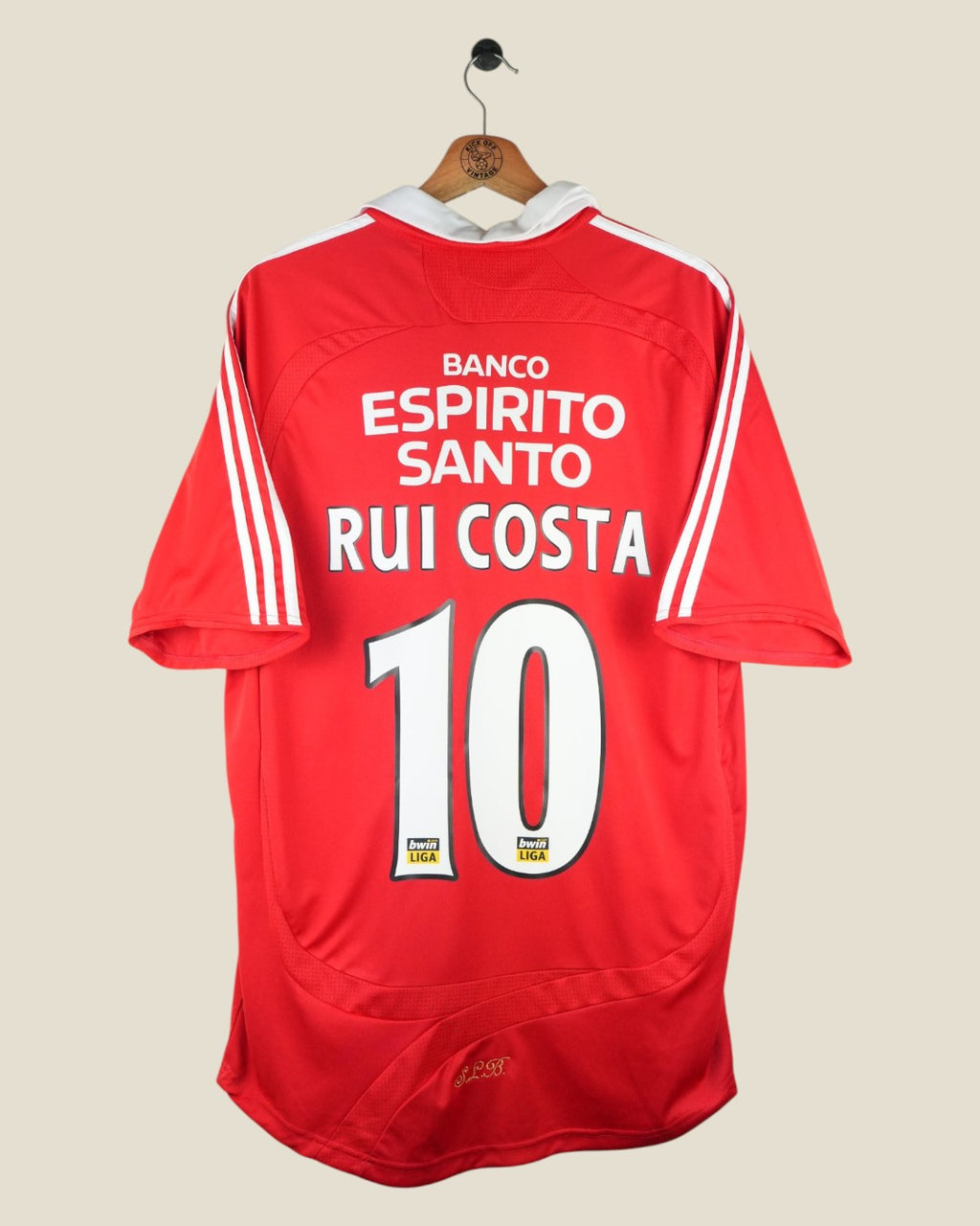 BENFICA 2007/08 RUI COSTA HOME SHIRT (L) ADIDAS
