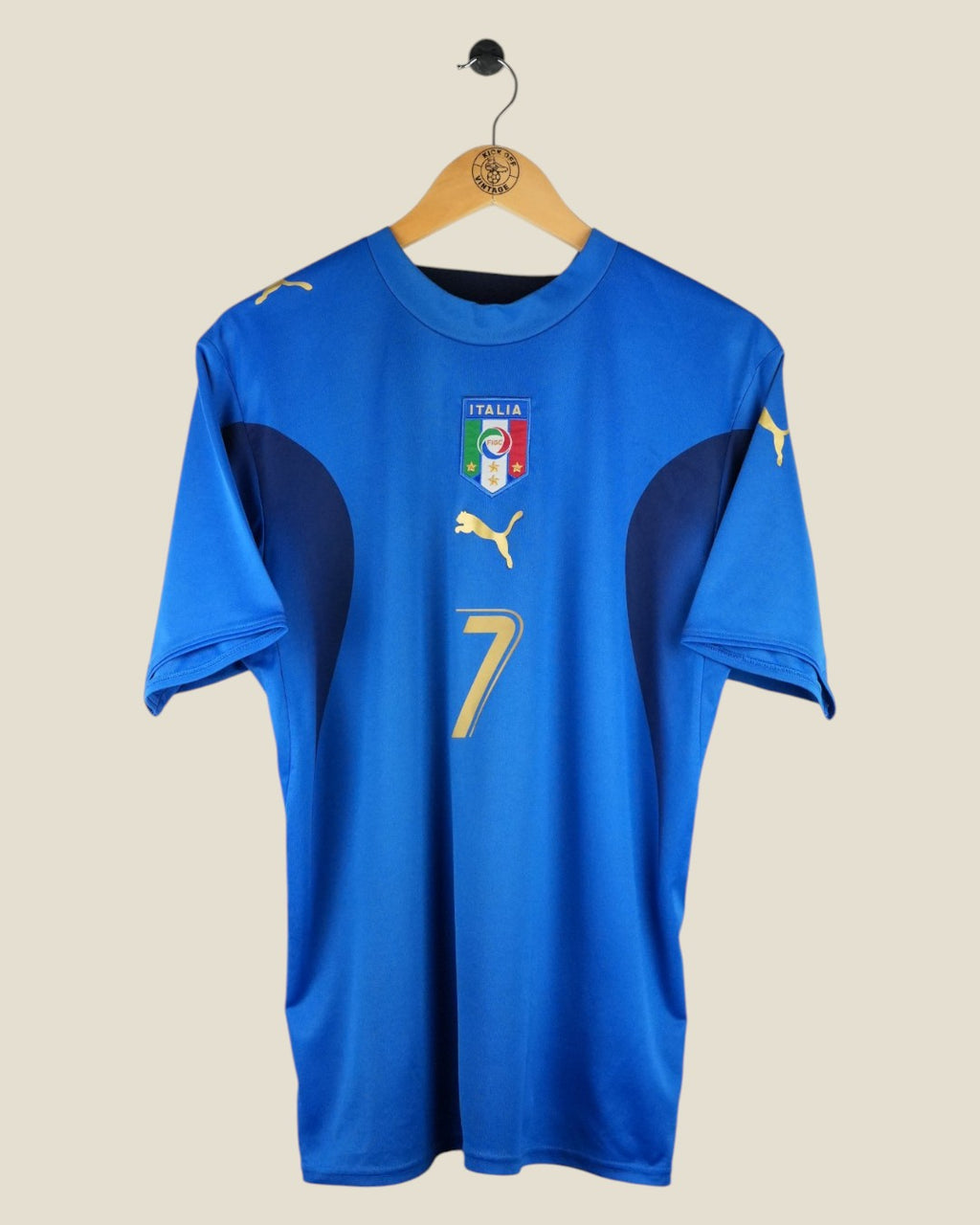 ITALY 2006 DEL PIERO HOME SHIRT (M/L) PUMA