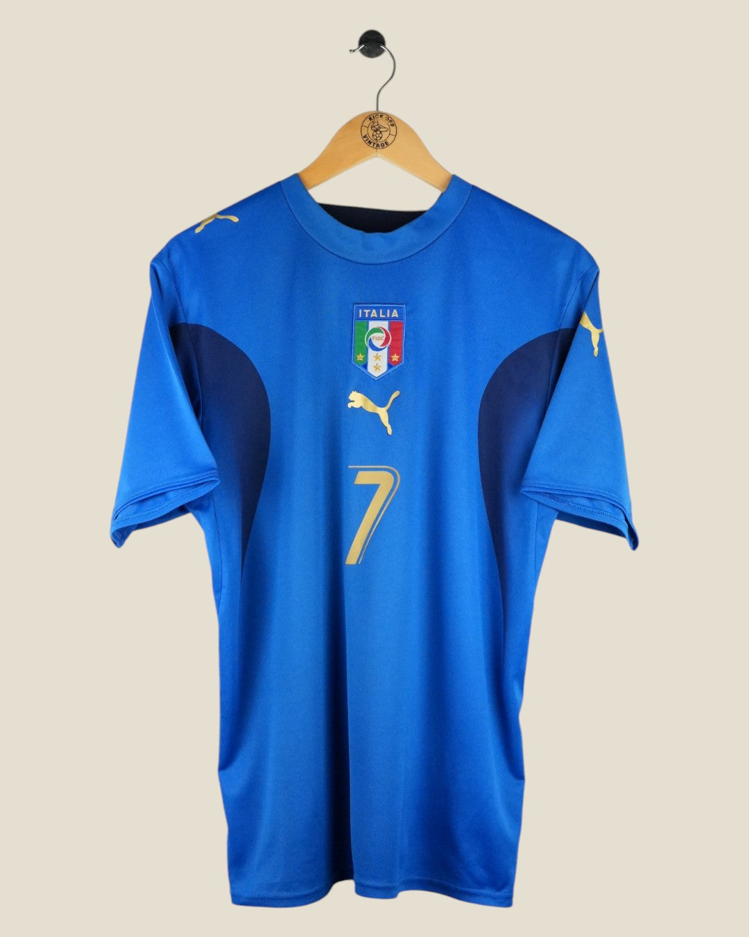 ITALY 2006 DEL PIERO HOME SHIRT (M/L) PUMA