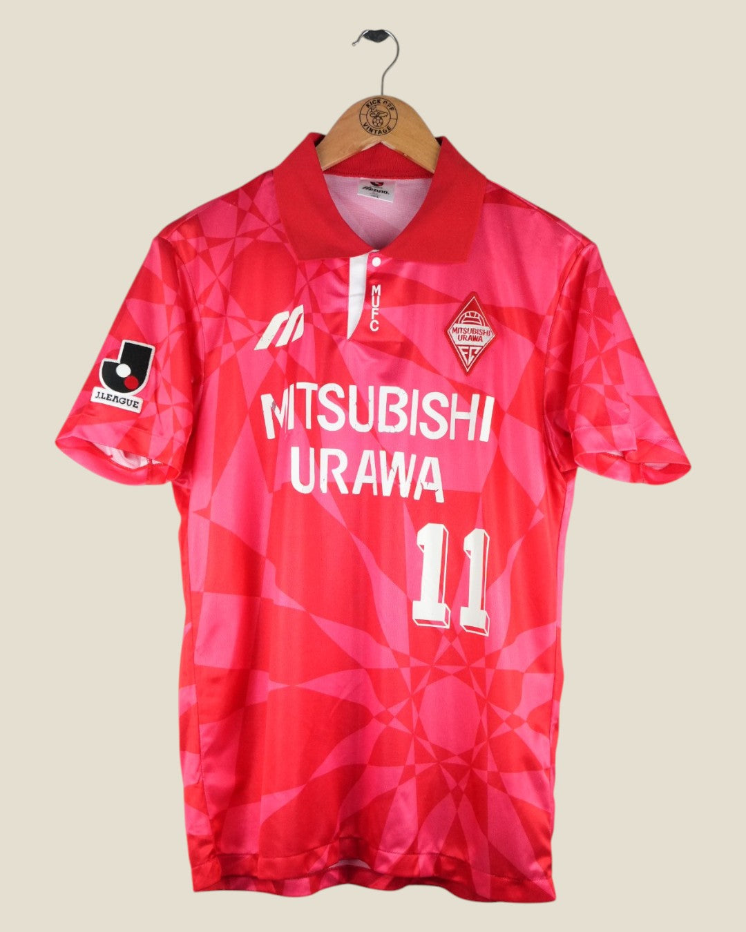URAWA 1993/94 #11 HOME SHIRT (L) MIZUNO