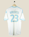 OLYMPIQUE MARSEILLE 2009/10 MORIENTES HOME SHIRT (L) ADIDAS