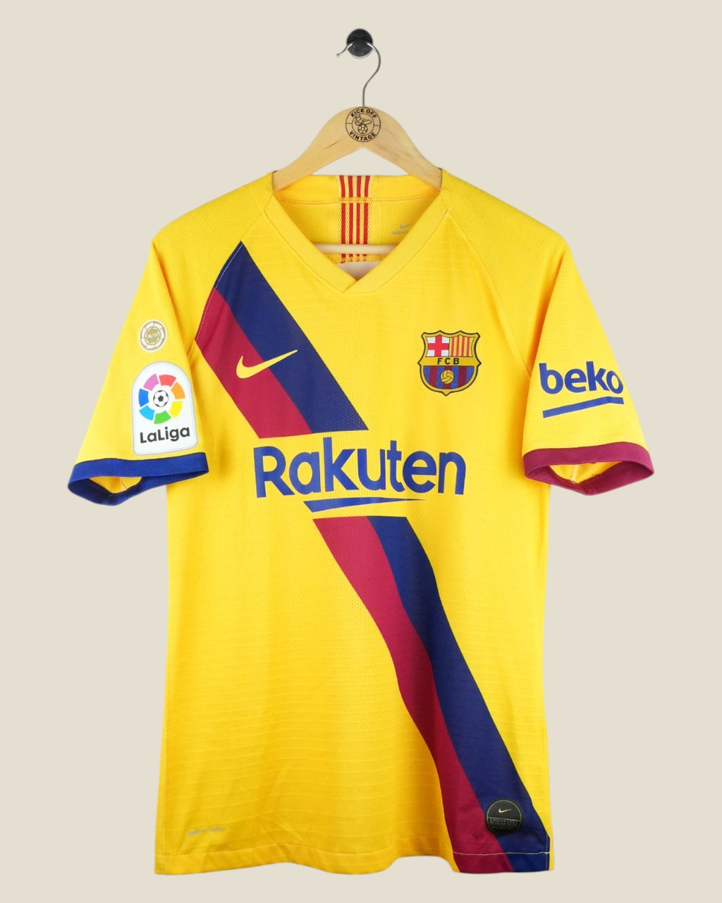 BARCELONA 2019/20 FRENKIE DE JONG AWAY SHIRT PLAYER VERSION WITH BOX (M) NIKE