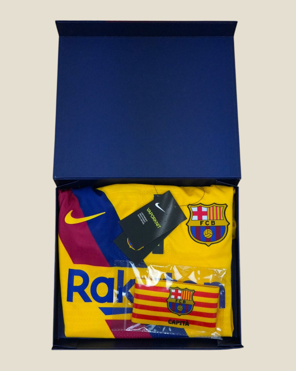 BARCELONA 2019/20 FRENKIE DE JONG AWAY SHIRT PLAYER VERSION WITH BOX (M) NIKE