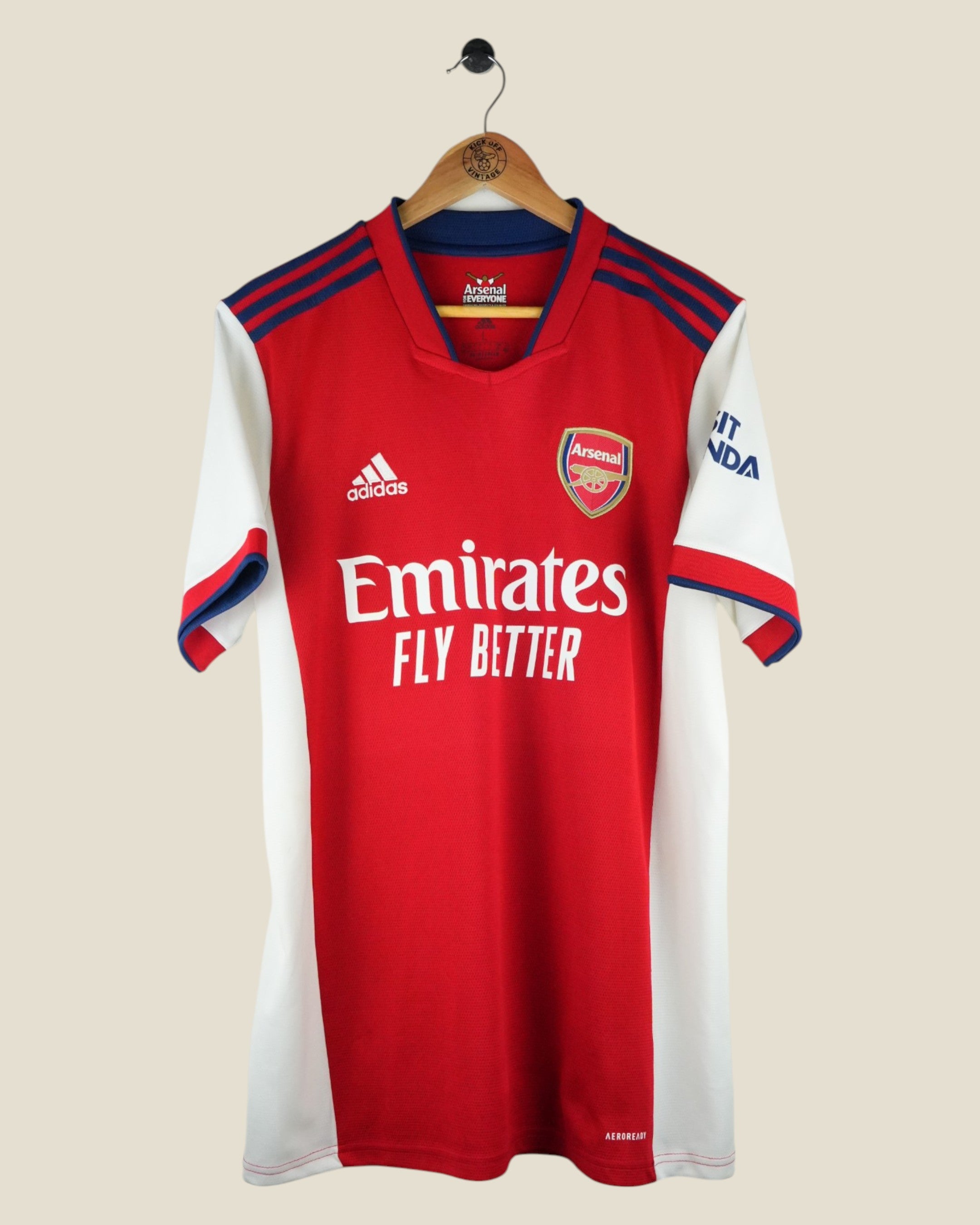 ARSENAL 2021/22 SAKA HOME SHIRT (L) ADIDAS