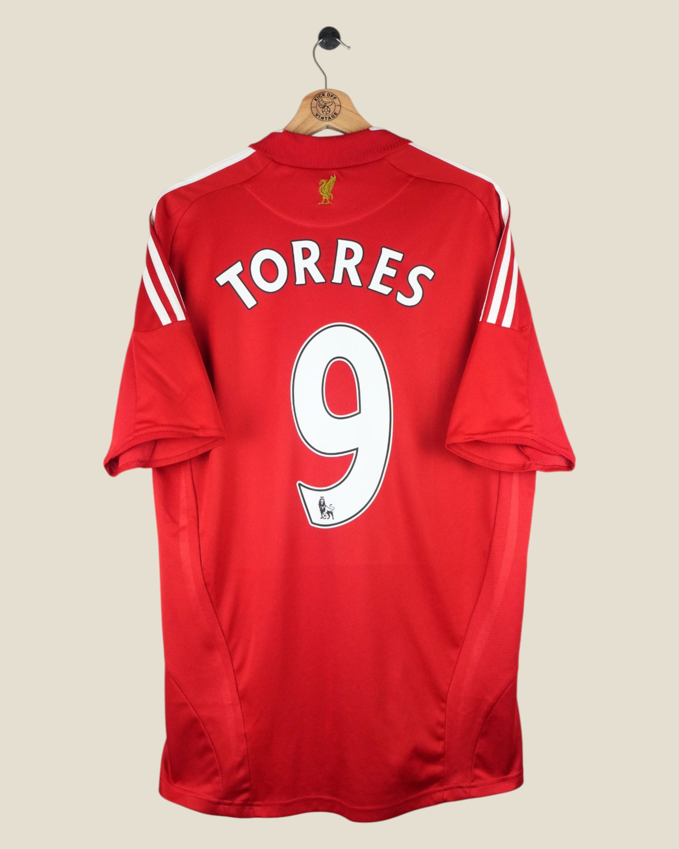 LIVERPOOL 2008/09 TORRES HOME SHIRT (L) ADIDAS
