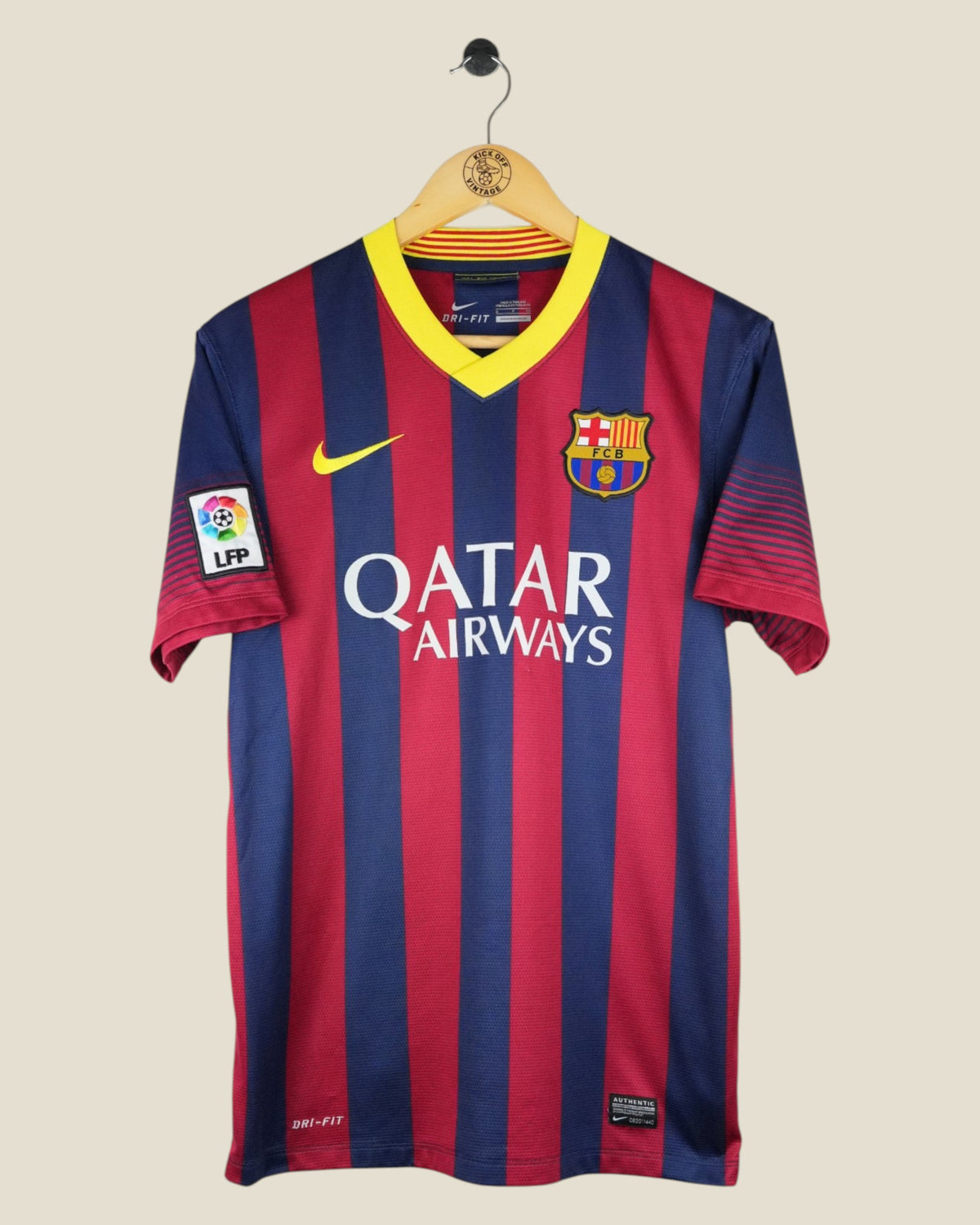 BARCELONA 2013/14 NEYMAR HOME SHIRT (M) NIKE