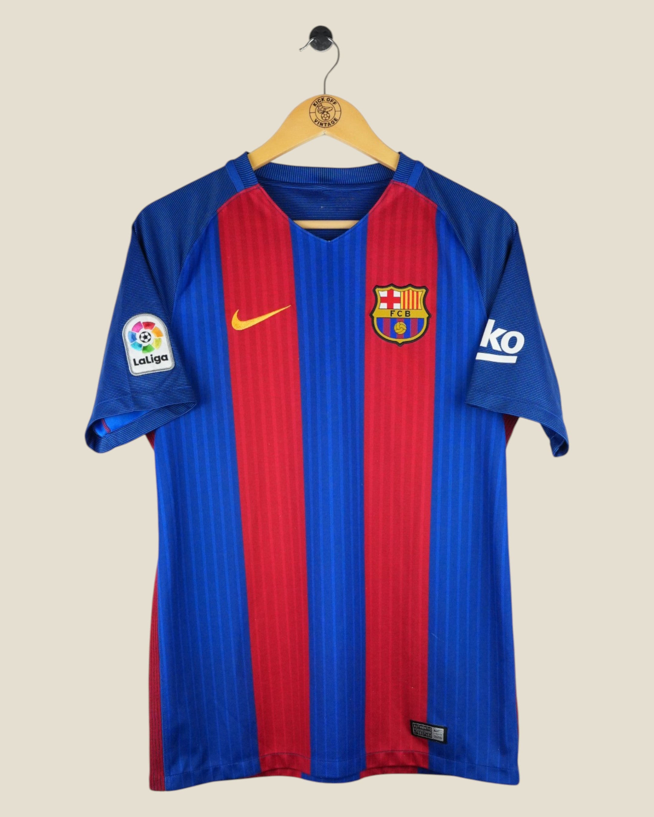 BARCELONA 2016/17 MESSI HOME SHIRT (M) NIKE