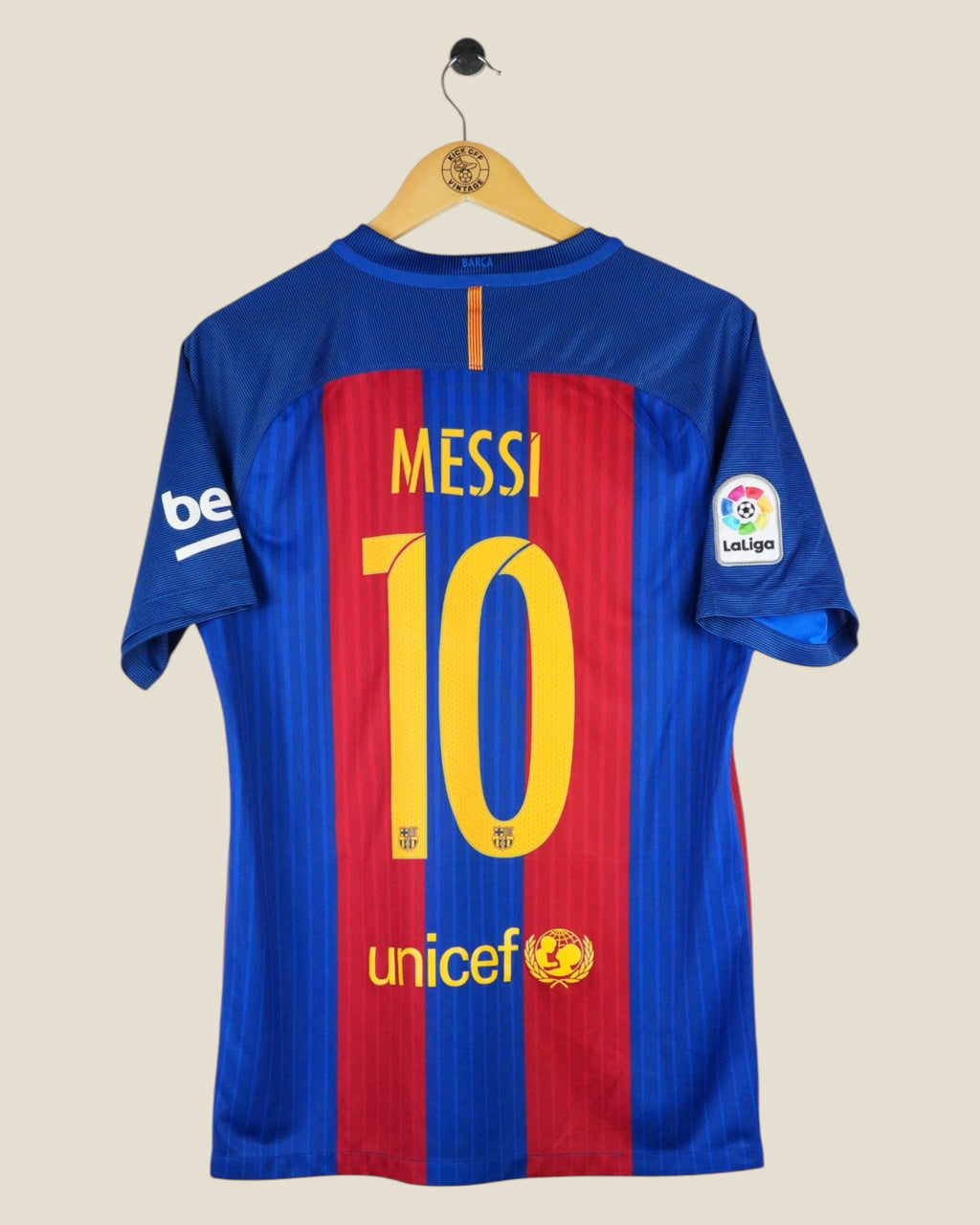 BARCELONA 2016/17 MESSI HOME SHIRT (M) NIKE