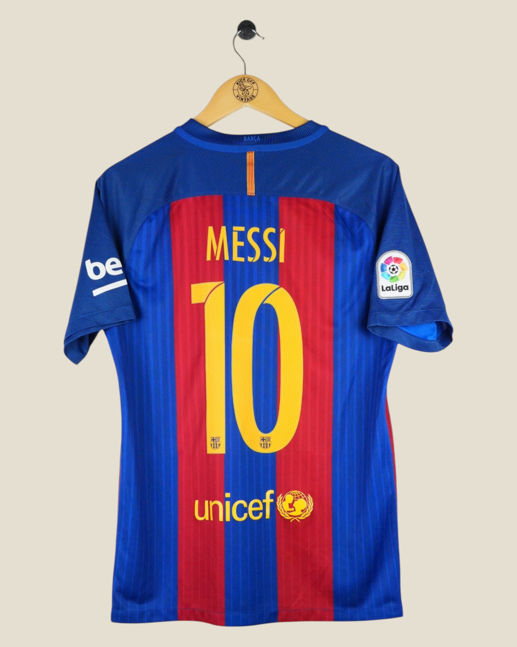 BARCELONA 2016/17 MESSI HOME SHIRT (M) NIKE