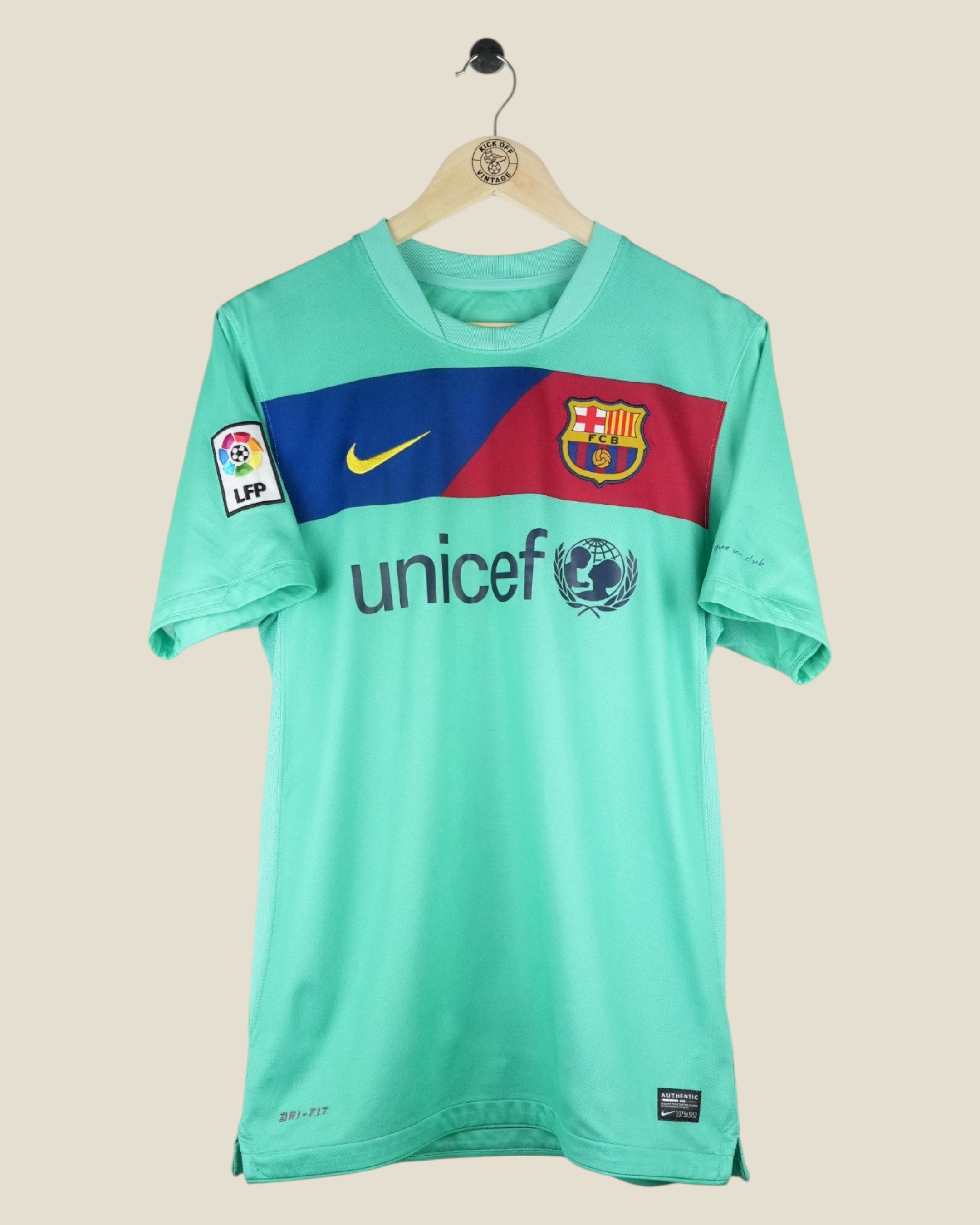 BARCELONA 2010/11 MESSI AWAY SHIRT (S) NIKE