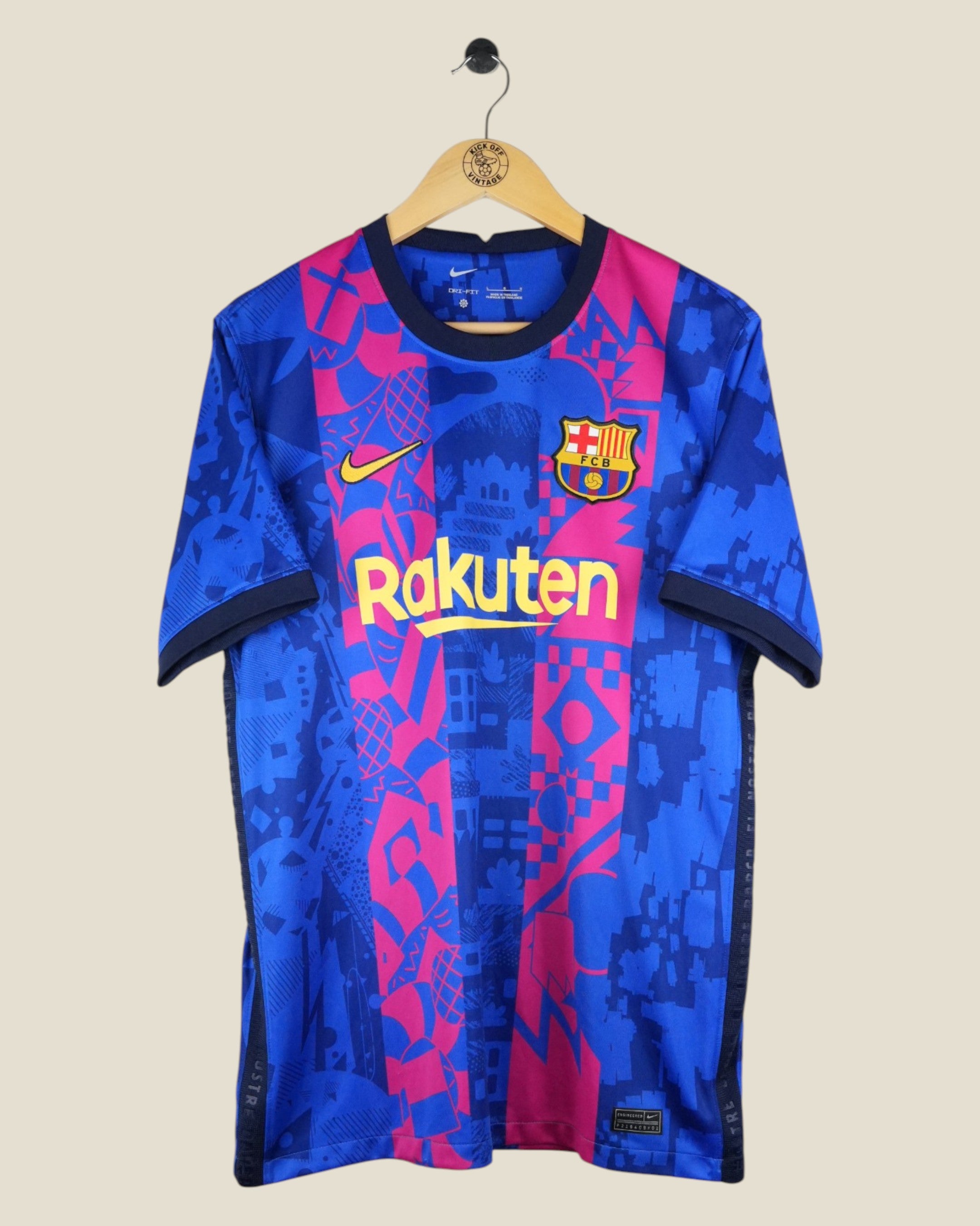 BARCELONA 2021/22 FRENKIE DE JONG THIRD SHIRT (L) NIKE
