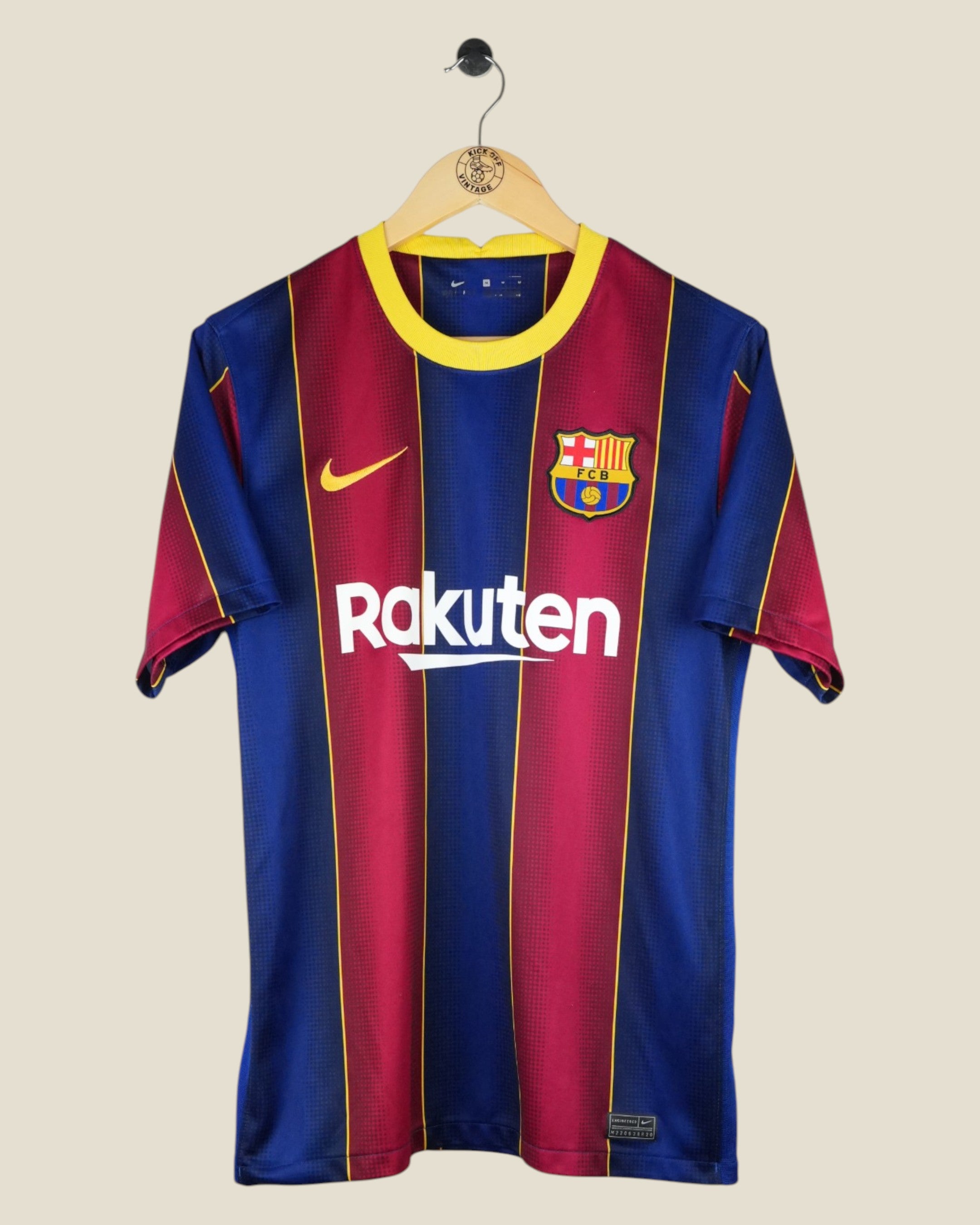 BARCELONA 2020/21 MESSI HOME SHIRT (M) NIKE
