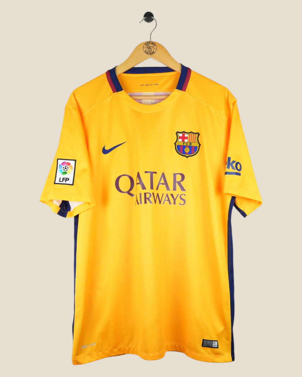 BARCELONA 2015/16 NEYMAR AWAY SHIRT (XL) NIKE