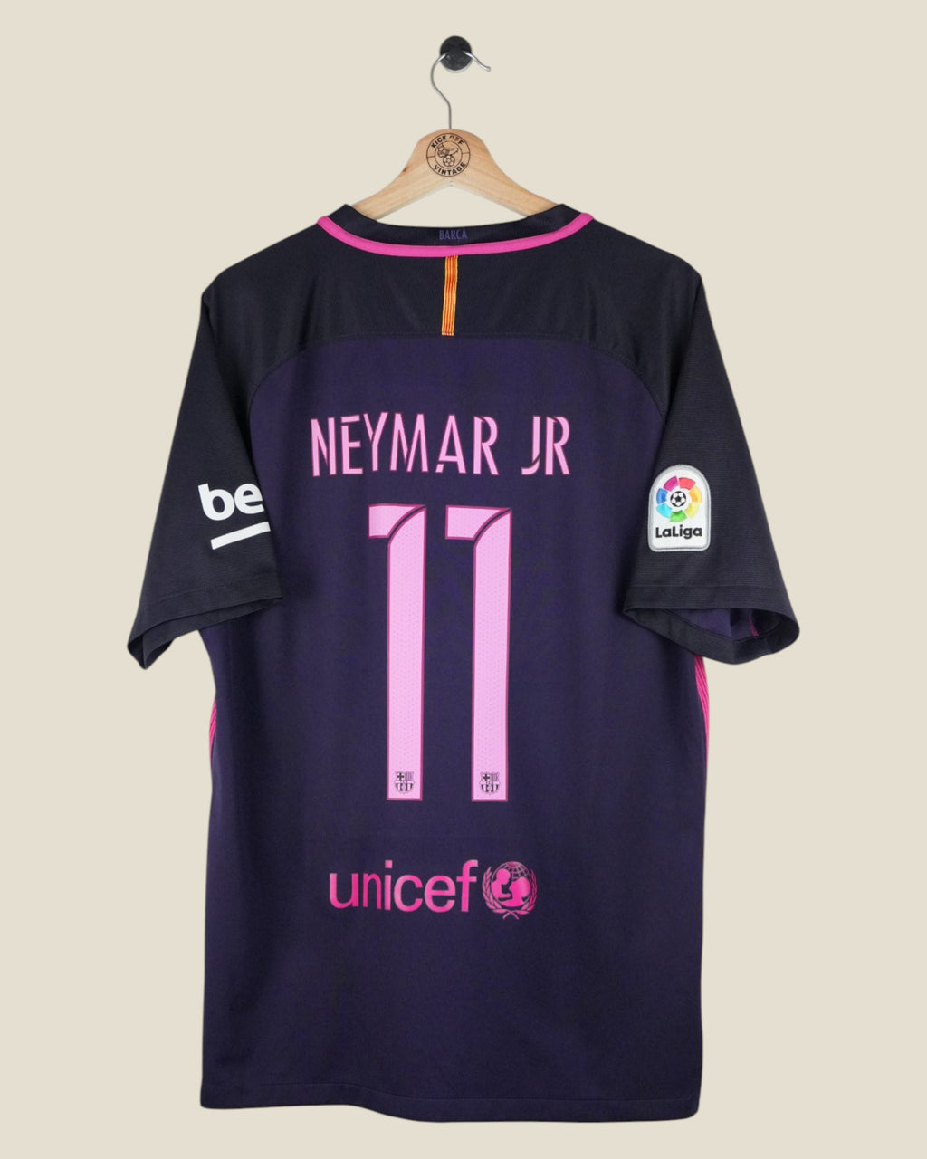 BARCELONA 2016/17 NEYMAR AWAY SHIRT (L) NIKE