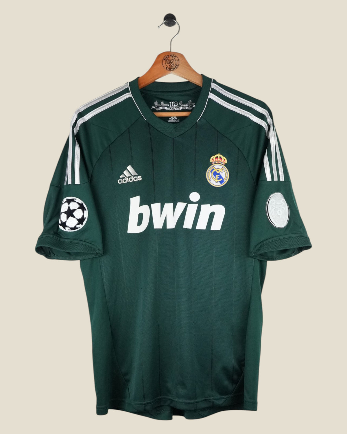REAL MADRID 2012/13 SERGIO RAMOS UCL AWAY SHIRT (M) ADIDAS
