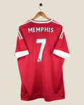 MANCHESTER UNITED 2015/16 MEMPHIS HOME SHIRT (XL) ADIDAS