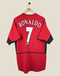 MANCHESTER UNITED 2003/04 RONALDO HOME SHIRT (L) NIKE