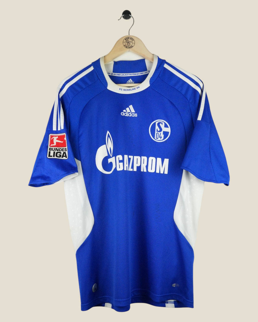 SCHALKE 04 2008/09 BORDON HOME SHIRT (M) ADIDAS