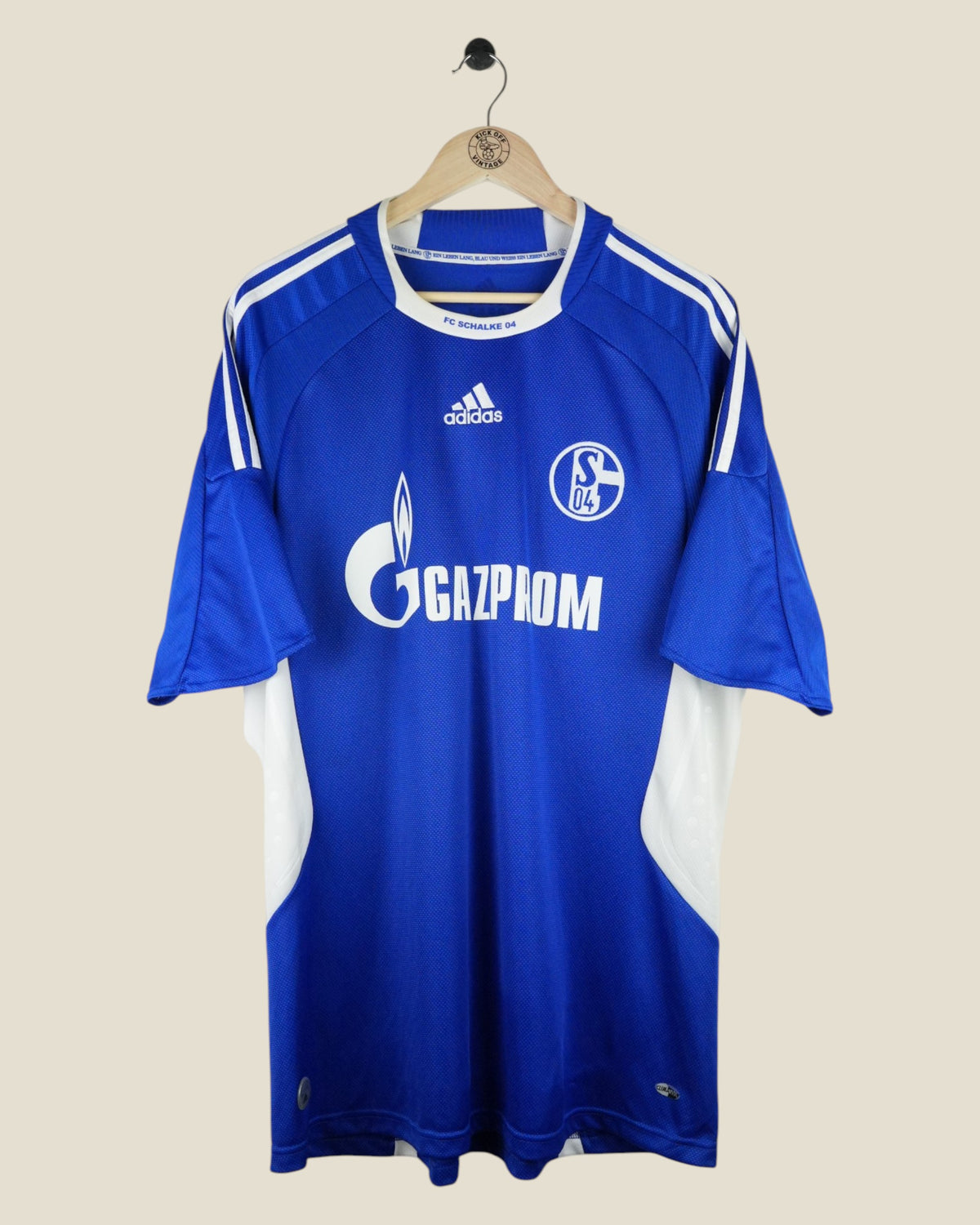 SCHALKE 04 2008/09 KURANYI HOME SHIRT (XL) ADIDAS
