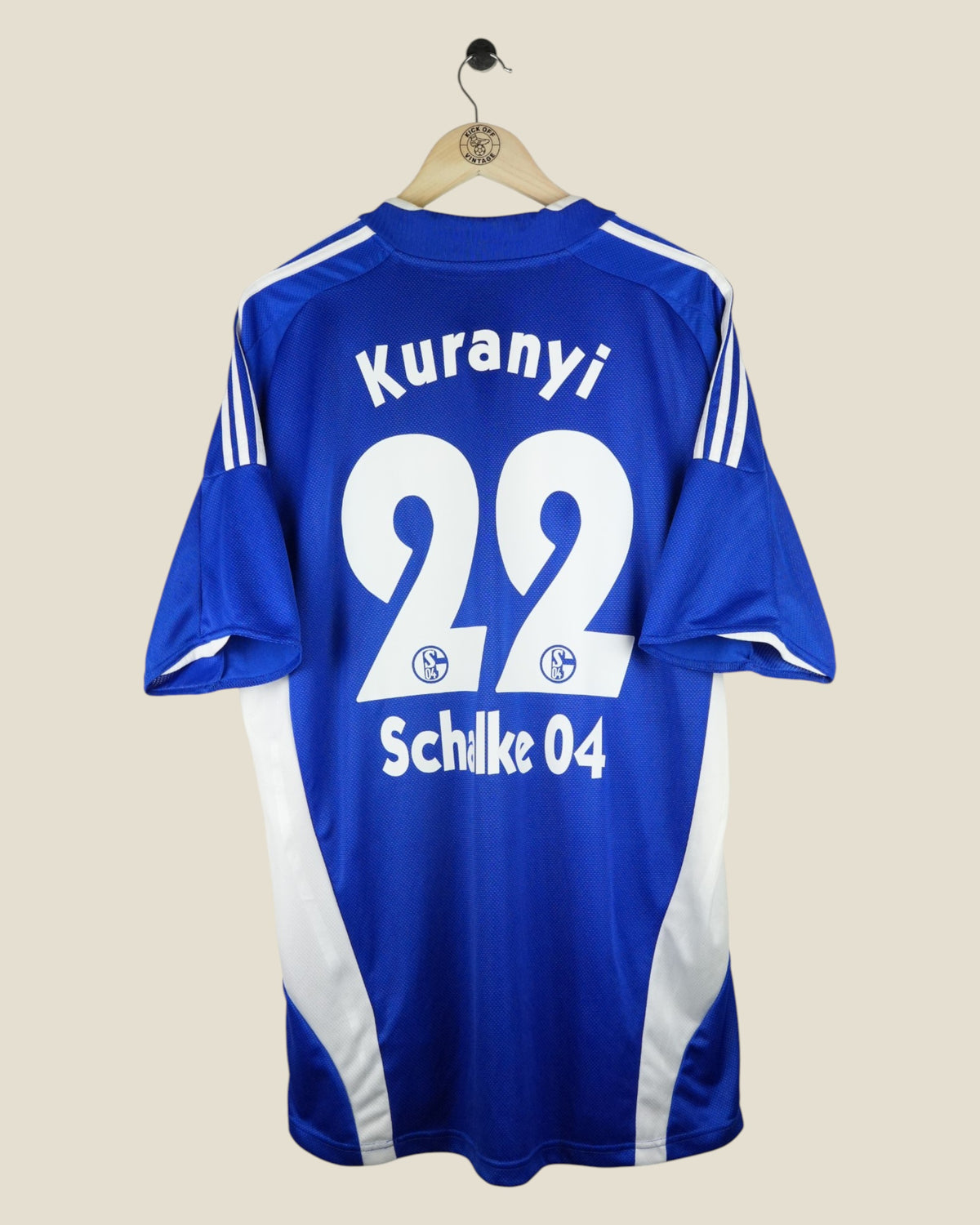 SCHALKE 04 2008/09 KURANYI HOME SHIRT (XL) ADIDAS