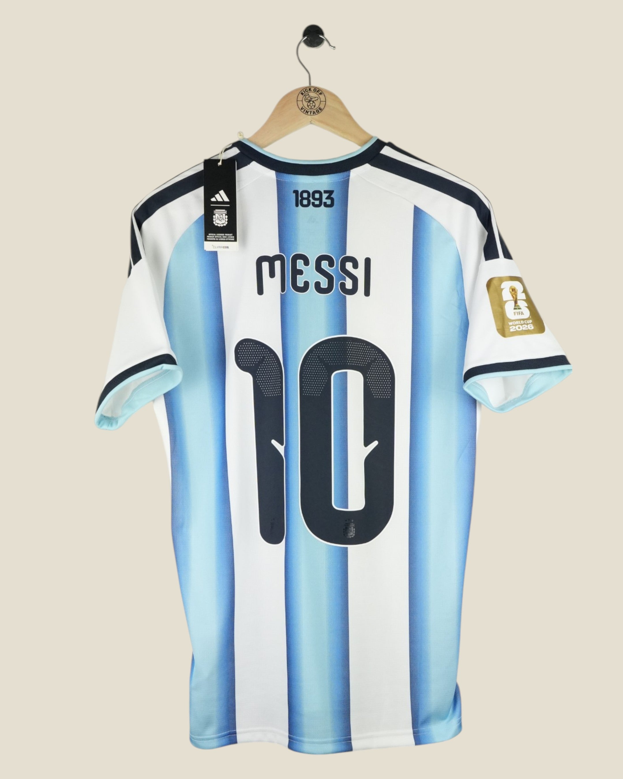 ARGENTINA 2026 MESSI HOME SHIRT BNWT (M) ADIDAS