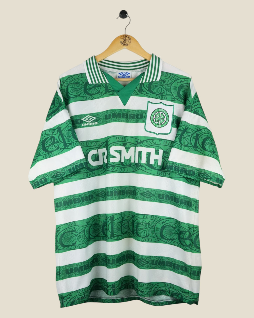CELTIC 1995/97 HOME SHIRT (XL) UMBRO