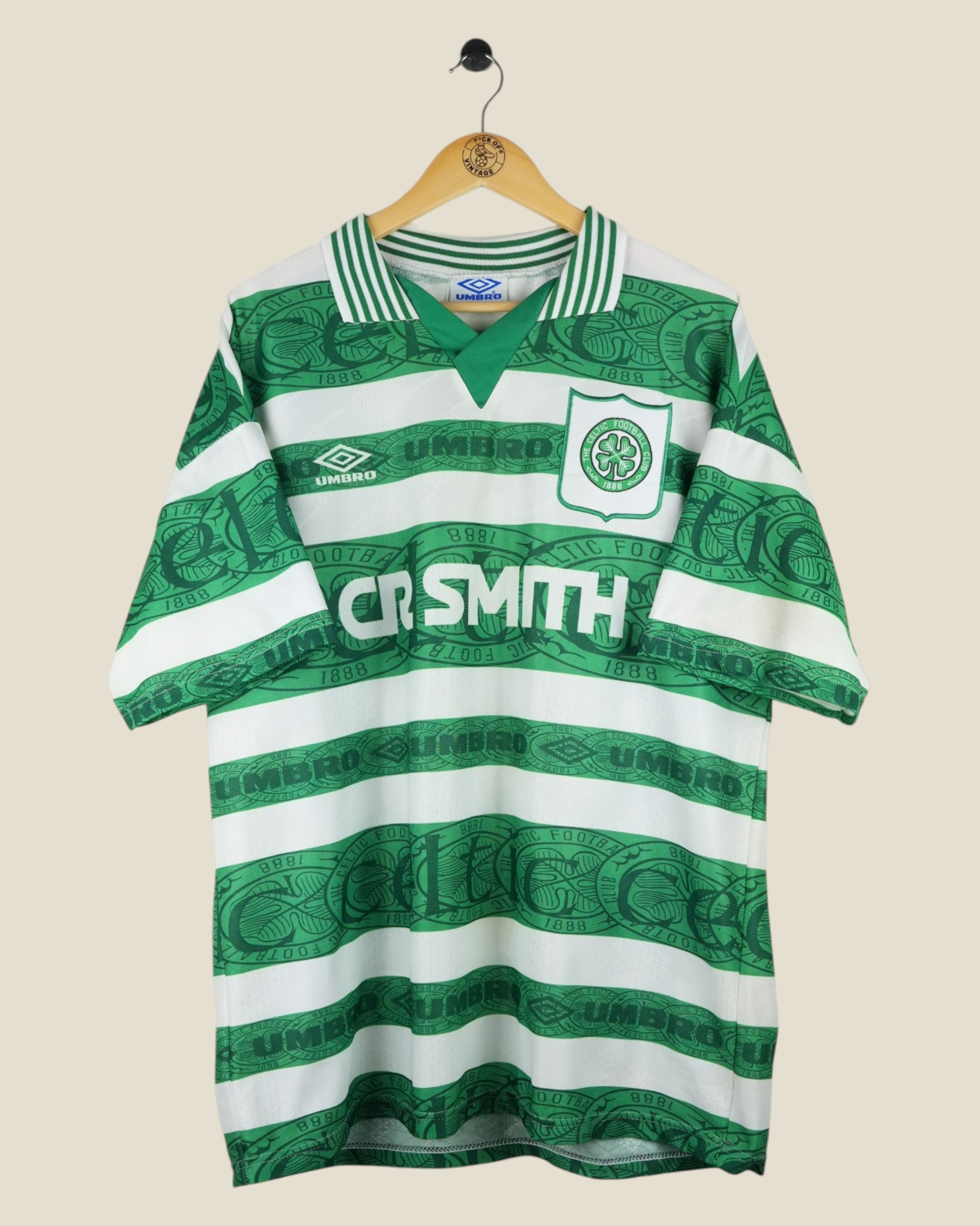 CELTIC 1995/97 HOME SHIRT (XL) UMBRO
