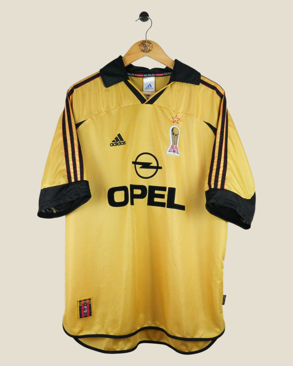 AC MILAN 1999/00 MALDINI FOURTH SHIRT (XL) ADIDAS