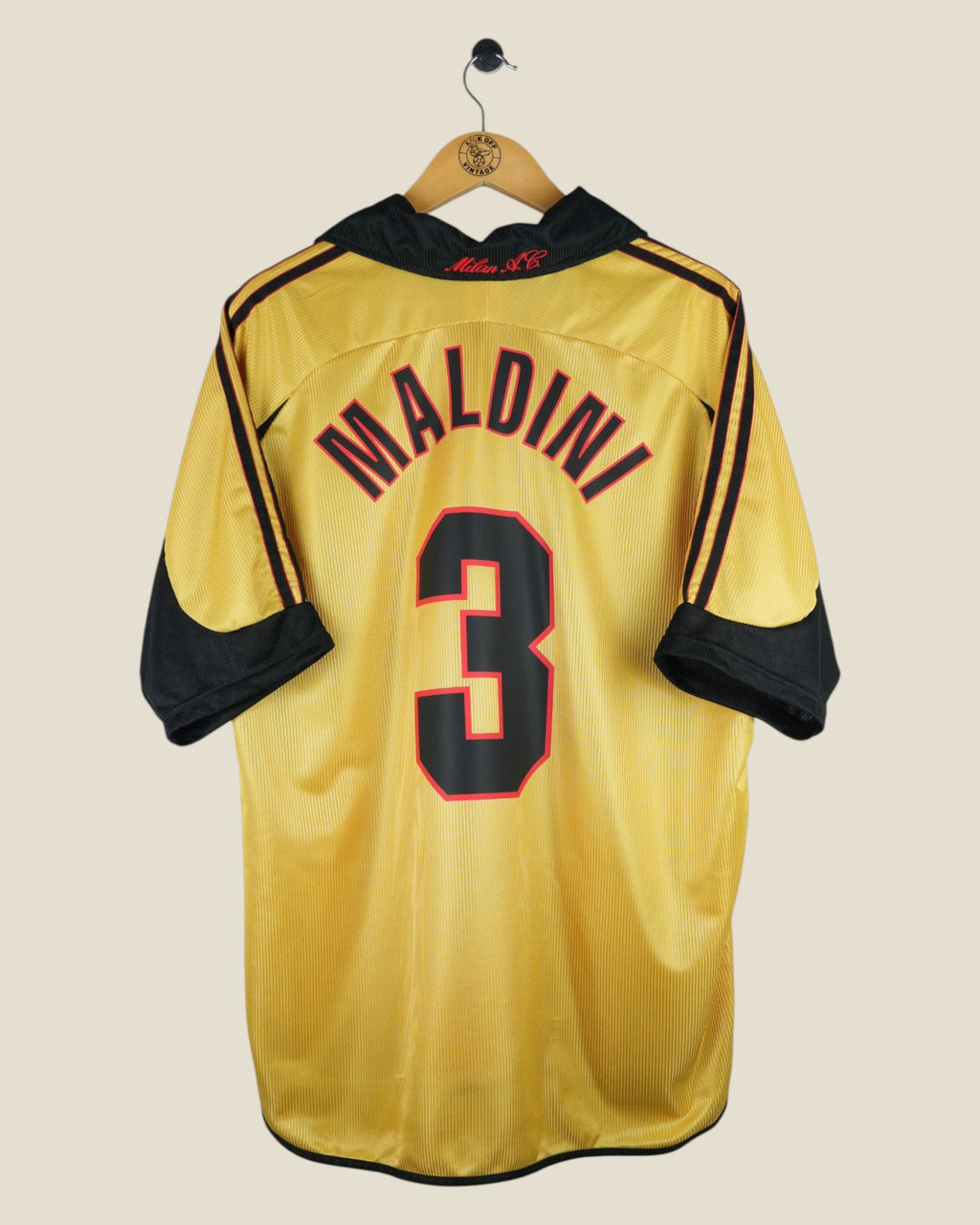 AC MILAN 1999/00 MALDINI FOURTH SHIRT (XL) ADIDAS
