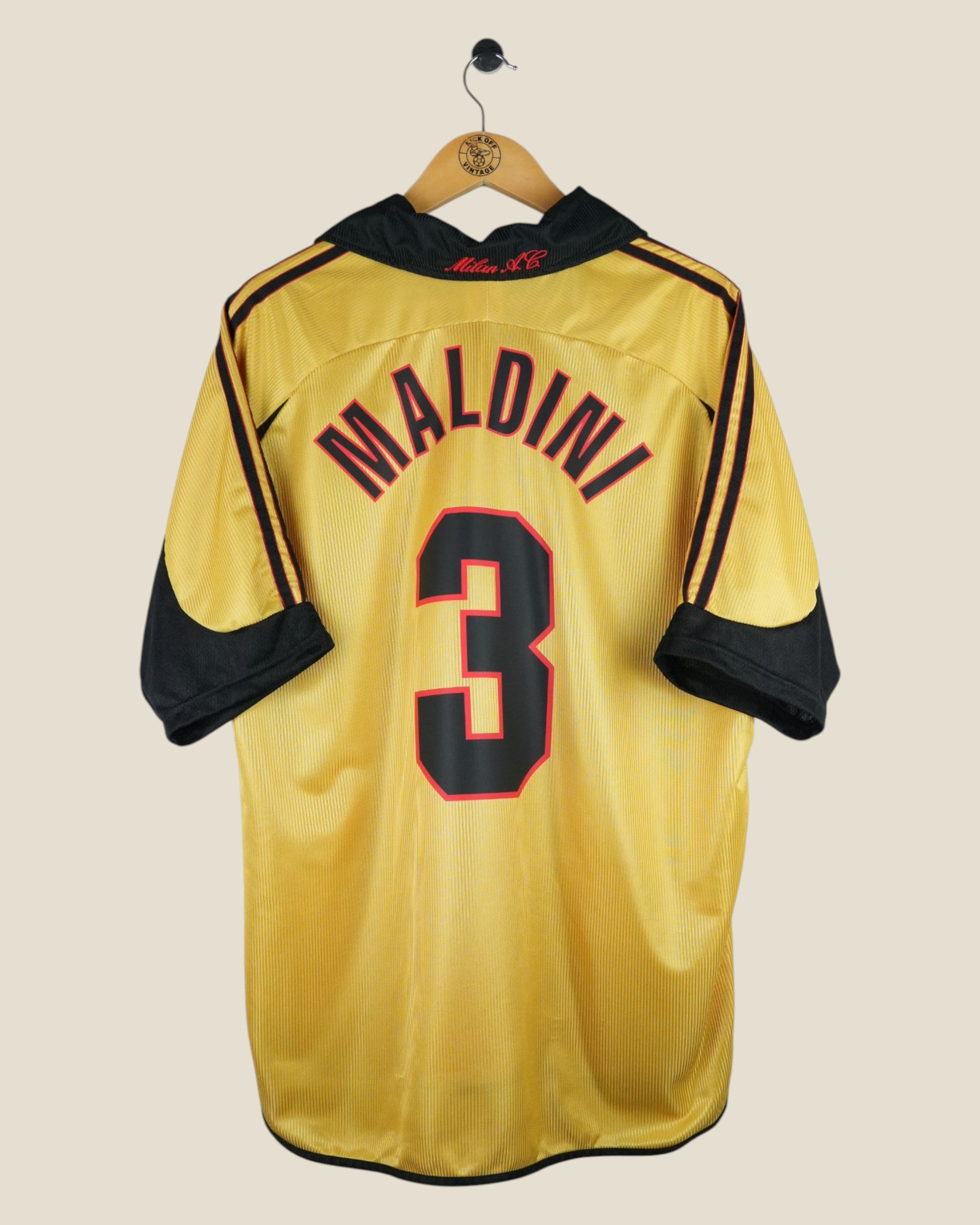 AC MILAN 1999/00 MALDINI FOURTH SHIRT (XL) ADIDAS