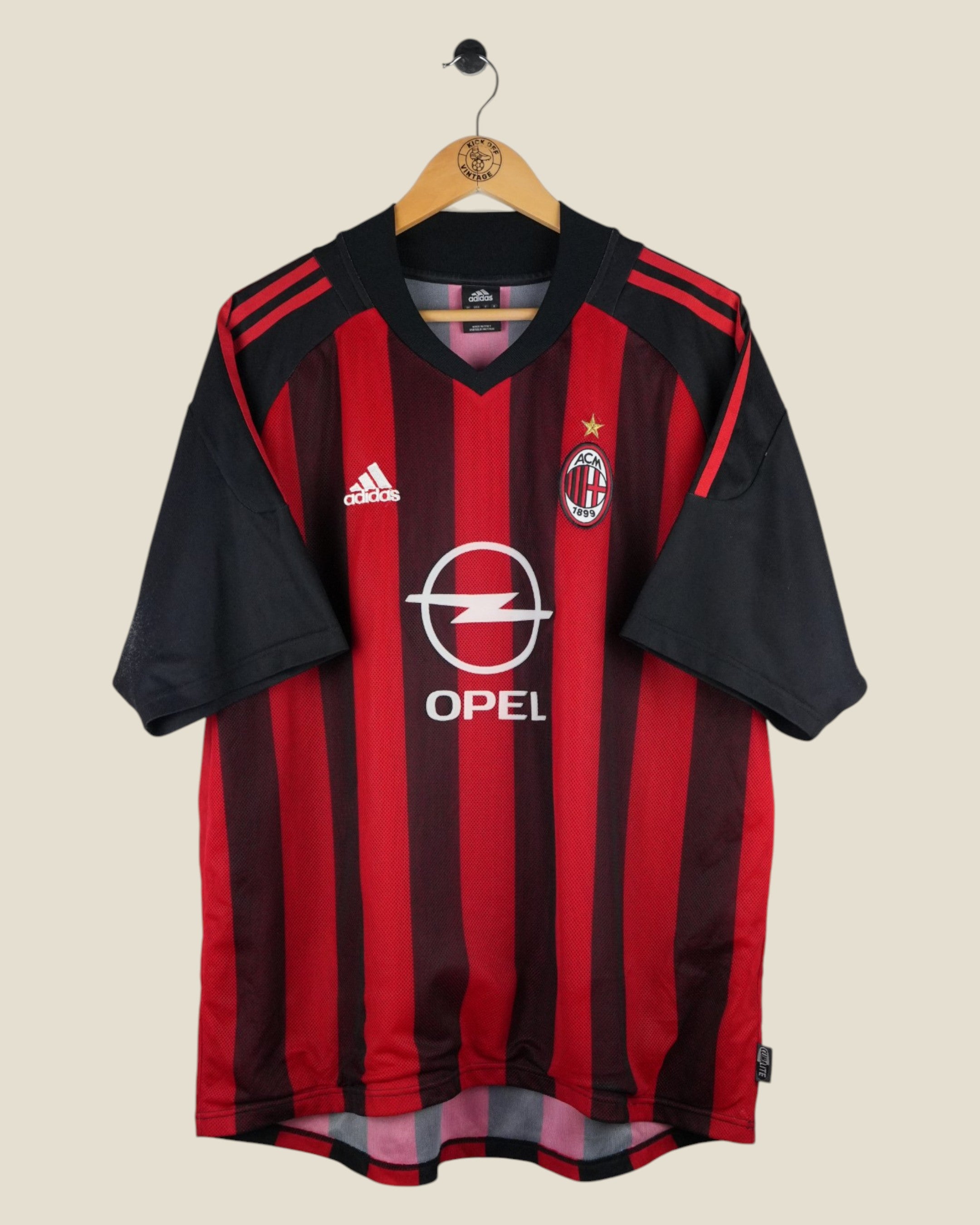 AC MILAN 2002/03 PIRLO HOME SHIRT (XL) ADIDAS
