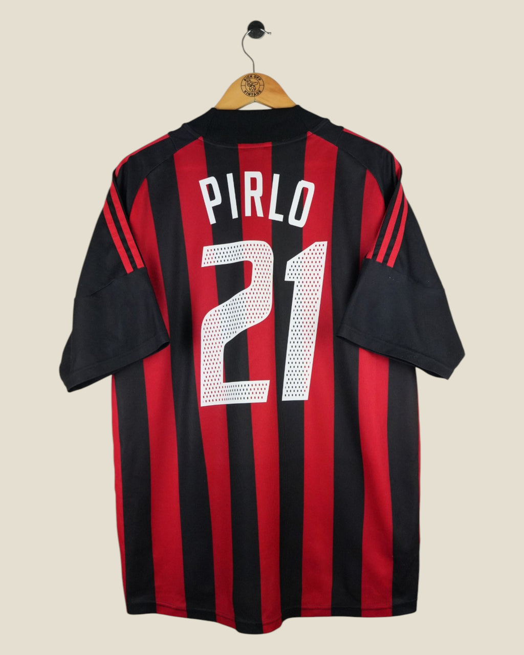AC MILAN 2002/03 PIRLO HOME SHIRT (XL) ADIDAS