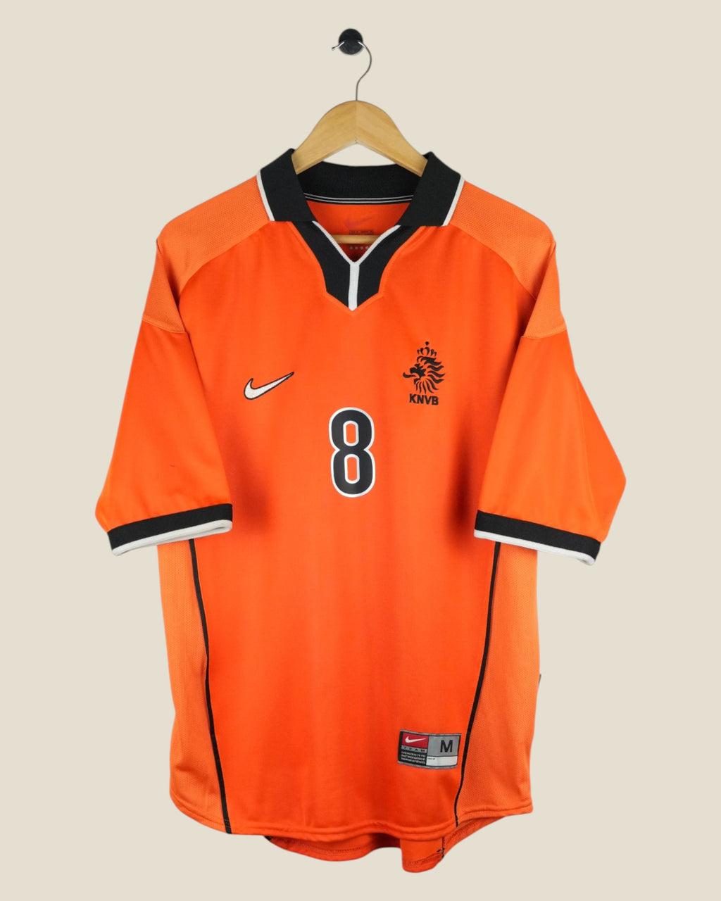 NETHERLANDS 1998 BERGKAMP HOME SHIRT (M) NIKE