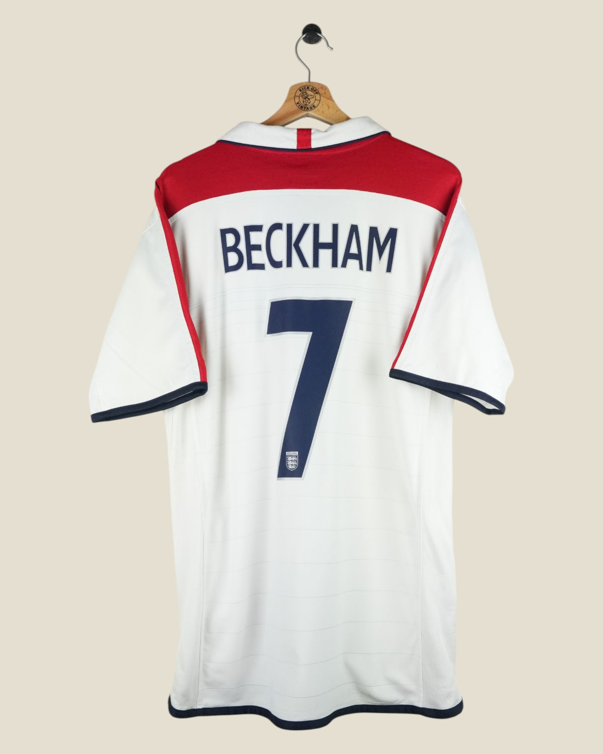 ENGLAND 2004 BECKHAM HOME SHIRT (XL) UMBRO