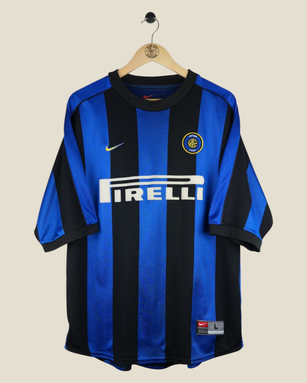 INTER MILAN 1999/00 RONALDO HOME SHIRT (L) NIKE