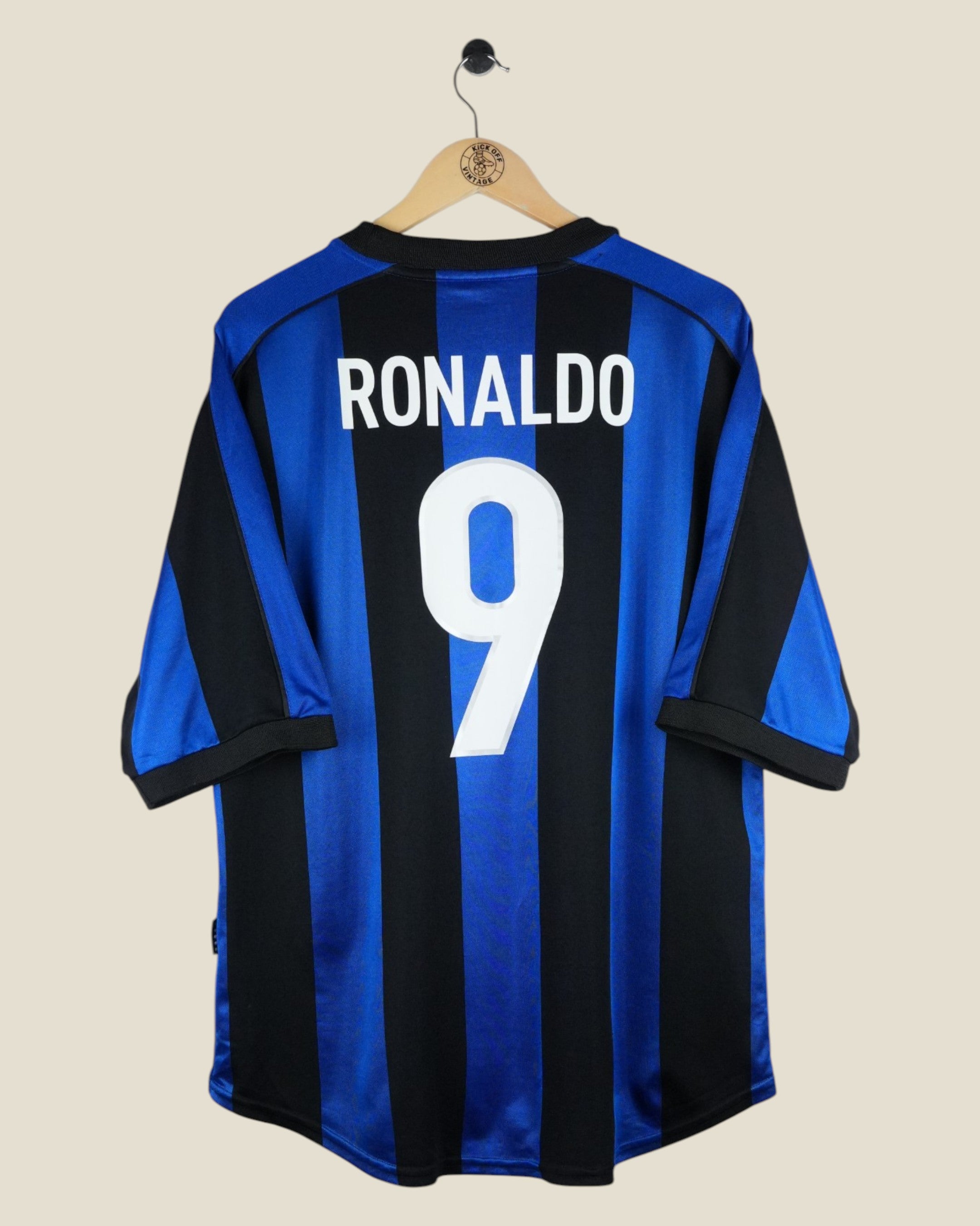 INTER MILAN 1999/00 RONALDO HOME SHIRT (L) NIKE
