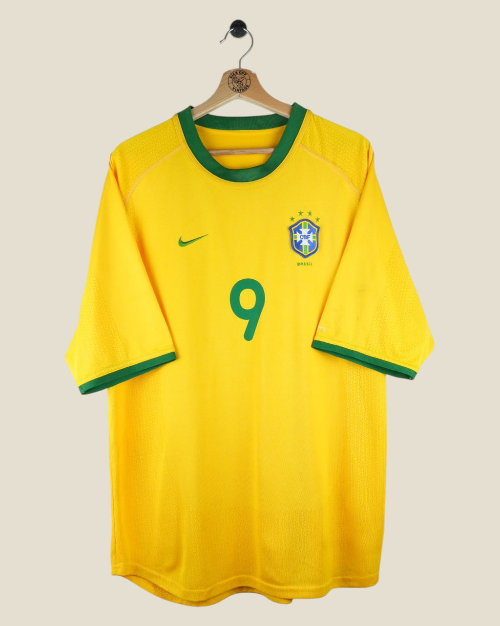 BRAZIL 2000 RONALDO HOME SHIRT (L) NIKE
